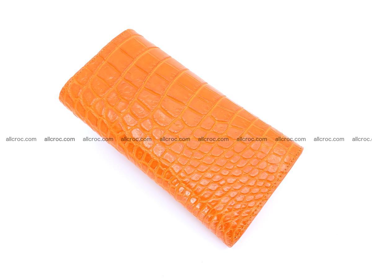 Women's crocodile skin long wallet 1019 Foto 4