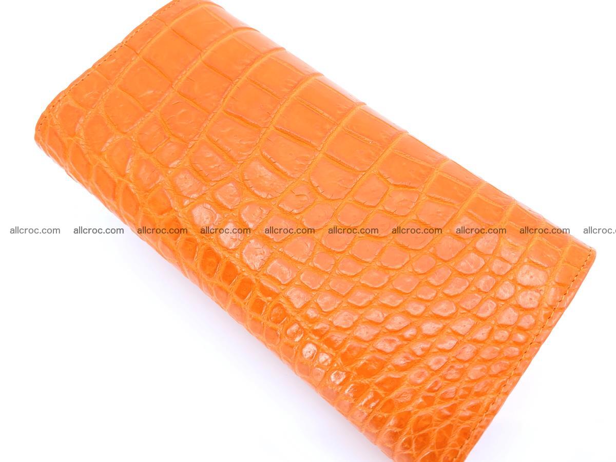 Women's crocodile skin long wallet 1019 Foto 5