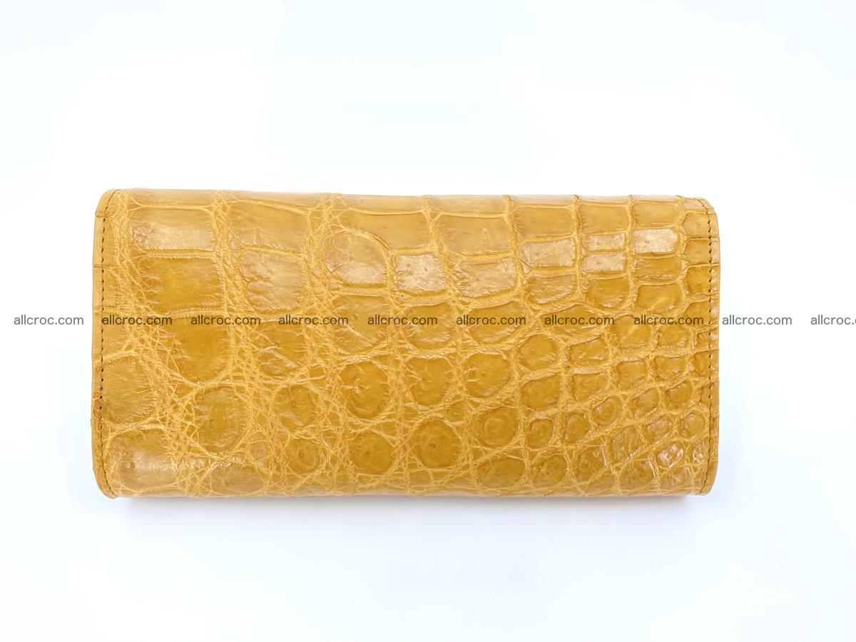 Women’s crocodile skin long wallet trifold 1360 Foto 3