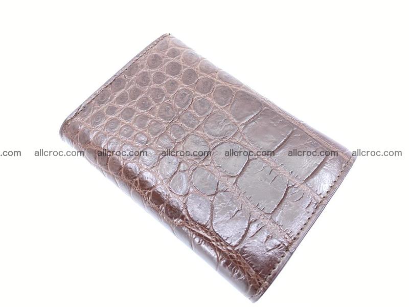 Women’s crocodile skin medium wallet trifold 1387