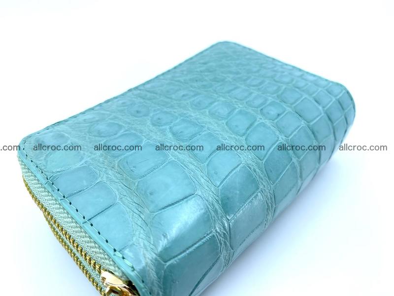 Women’s Crocodile skin small wallet 2 zips 1417