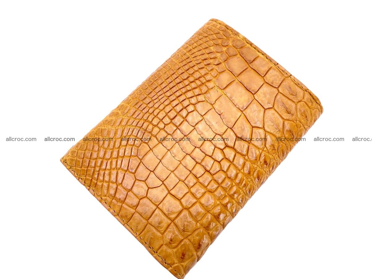 Women’s crocodile skin trifold wallet with coin pocket 1771 Foto 1