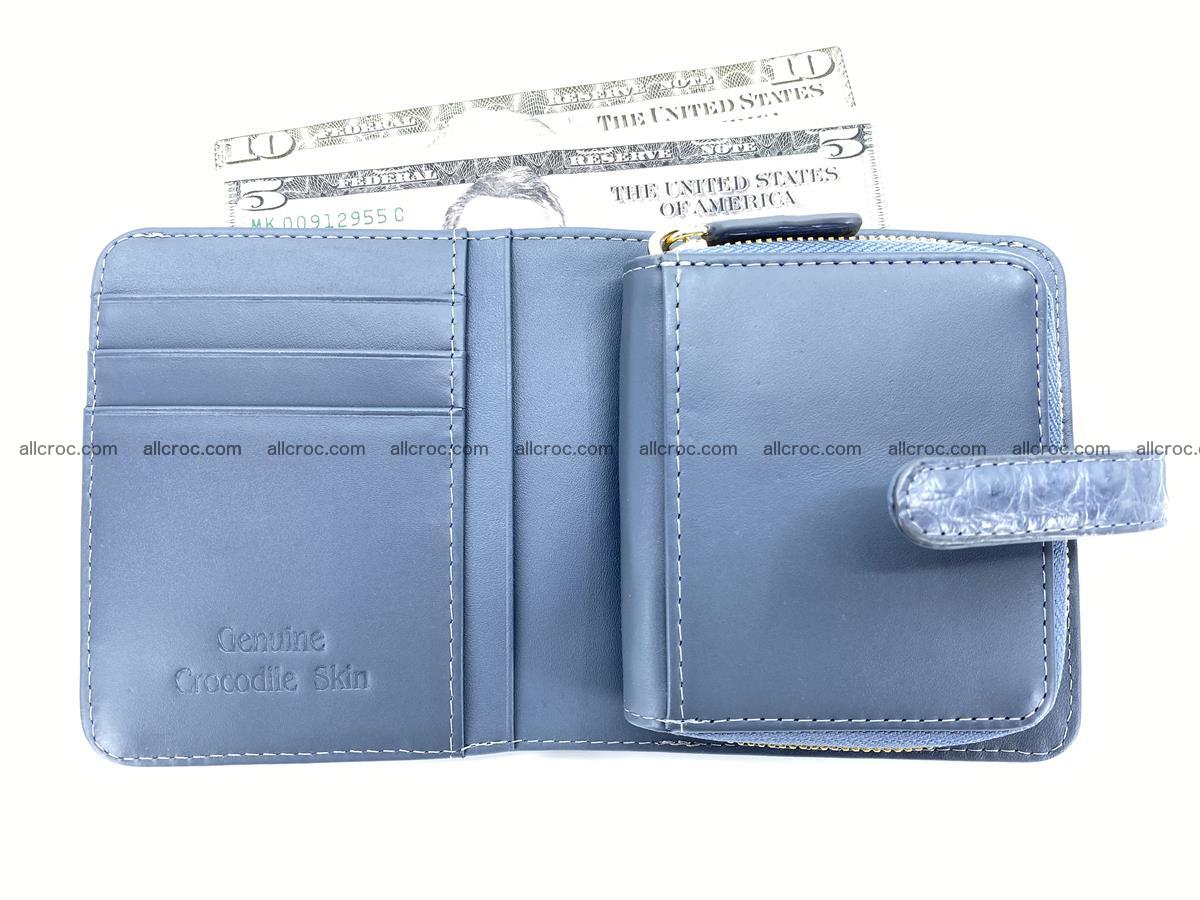 Women’s crocodile skin vertical wallet 1403 Foto 5