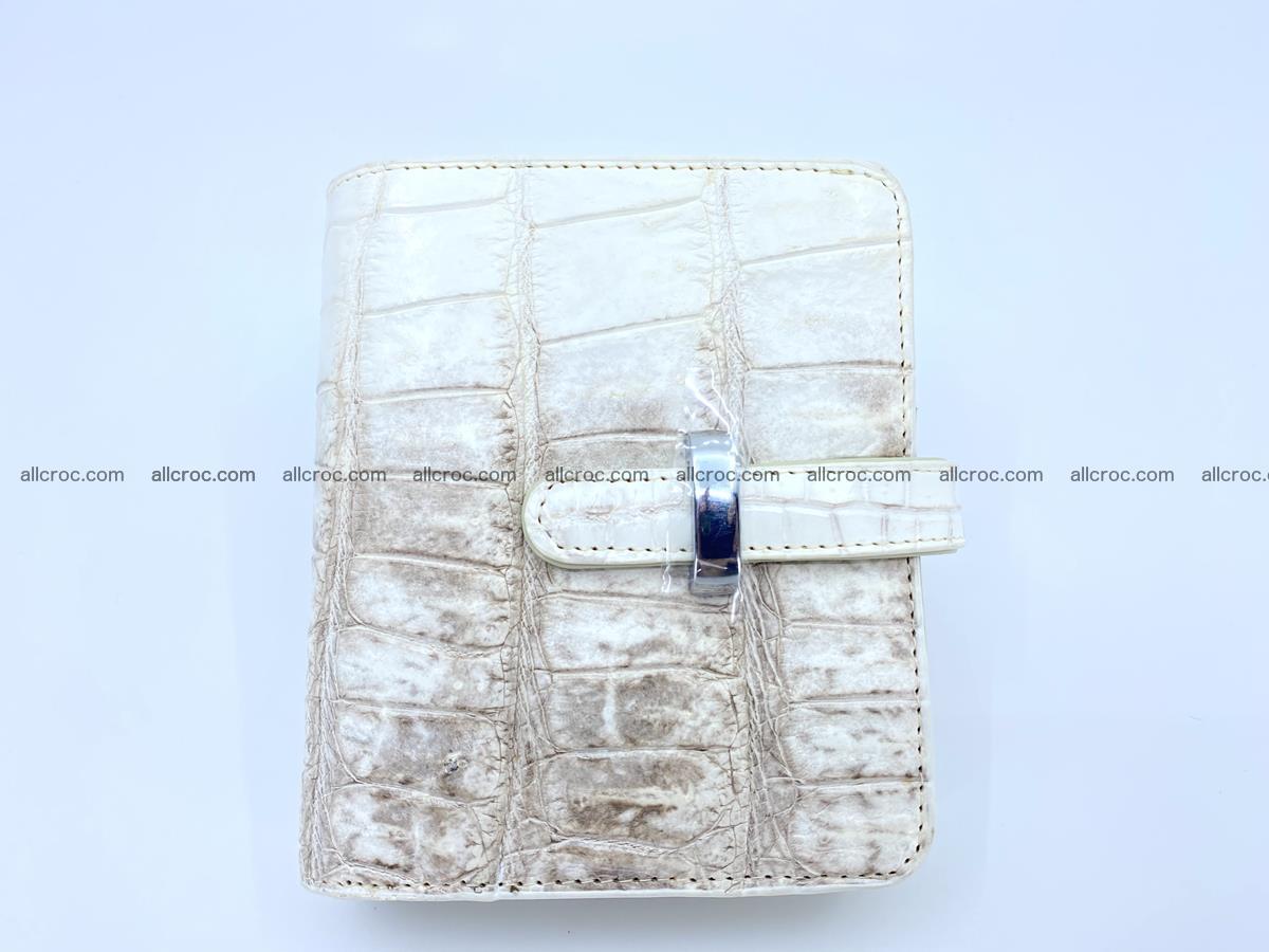Women’s crocodile skin vertical wallet 1404 Foto 1
