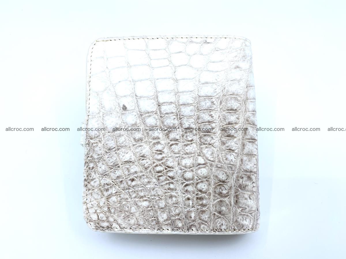 Women’s crocodile skin vertical wallet 1404 Foto 2