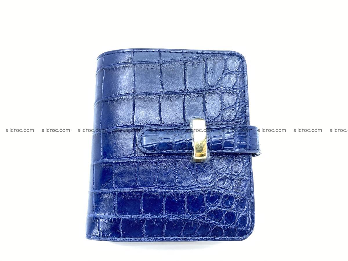 Women’s crocodile skin vertical wallet 1411 Foto 1
