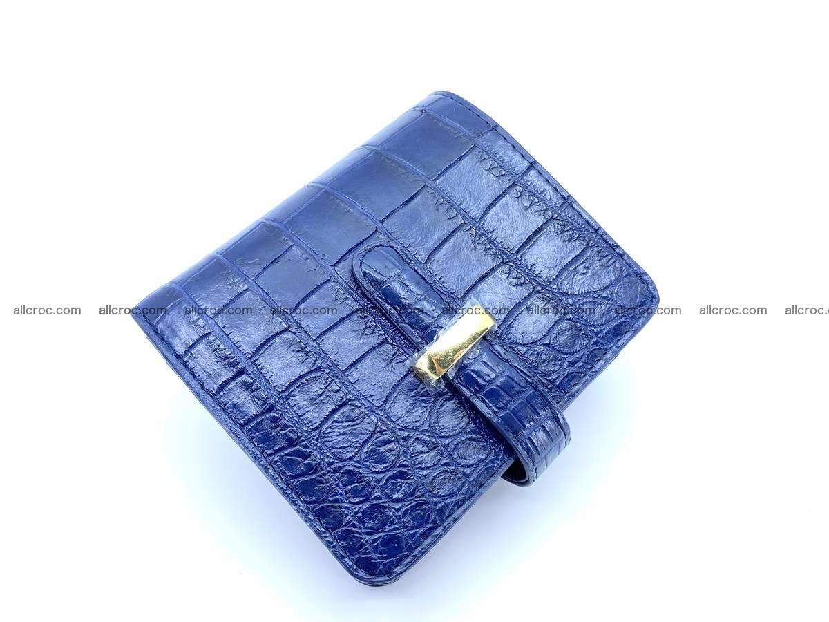 Women’s crocodile skin vertical wallet 1411 Foto 0