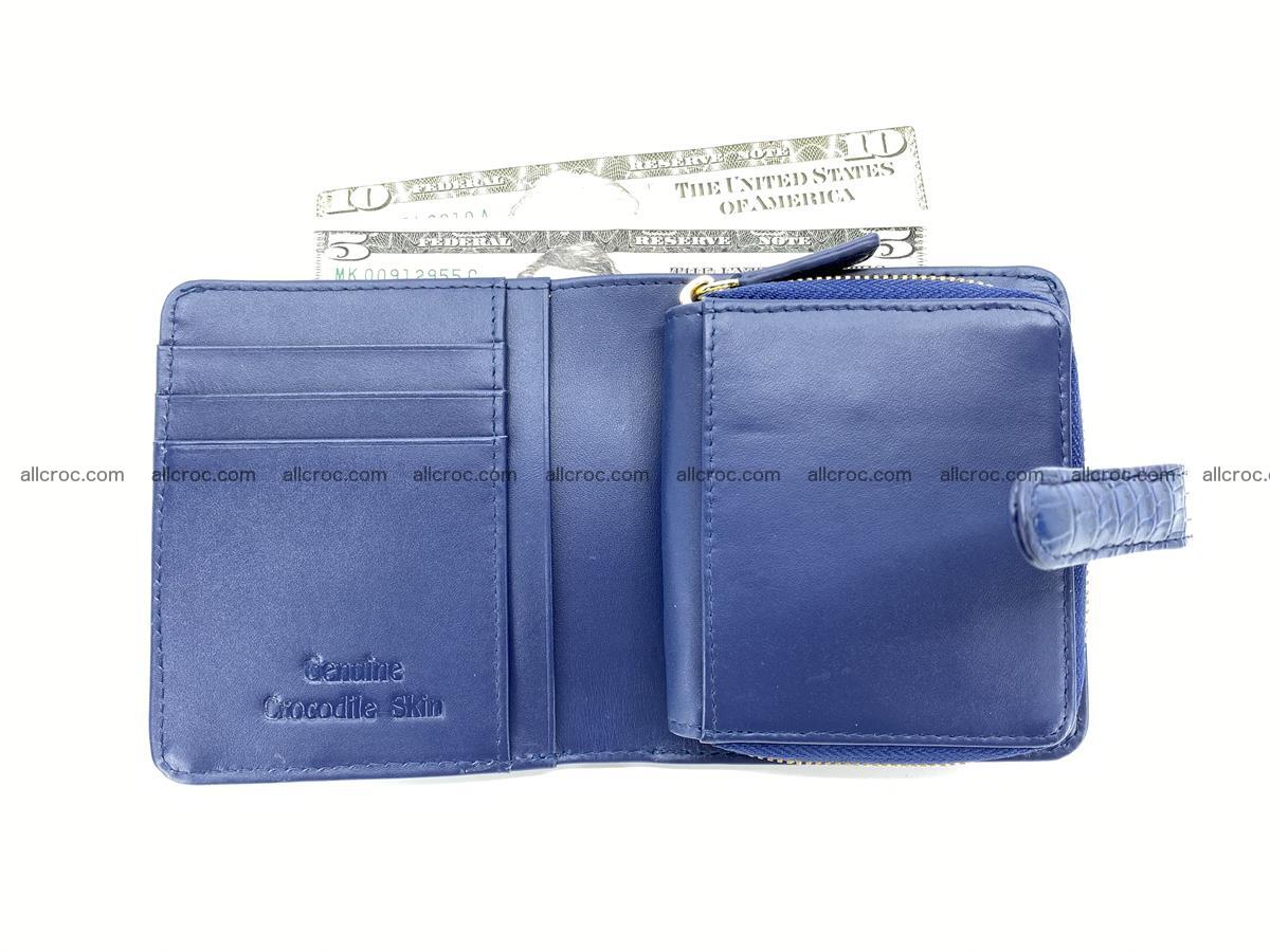 Women’s crocodile skin vertical wallet 1411 Foto 5