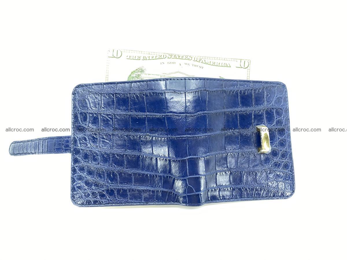 Women’s crocodile skin vertical wallet 1411 Foto 3