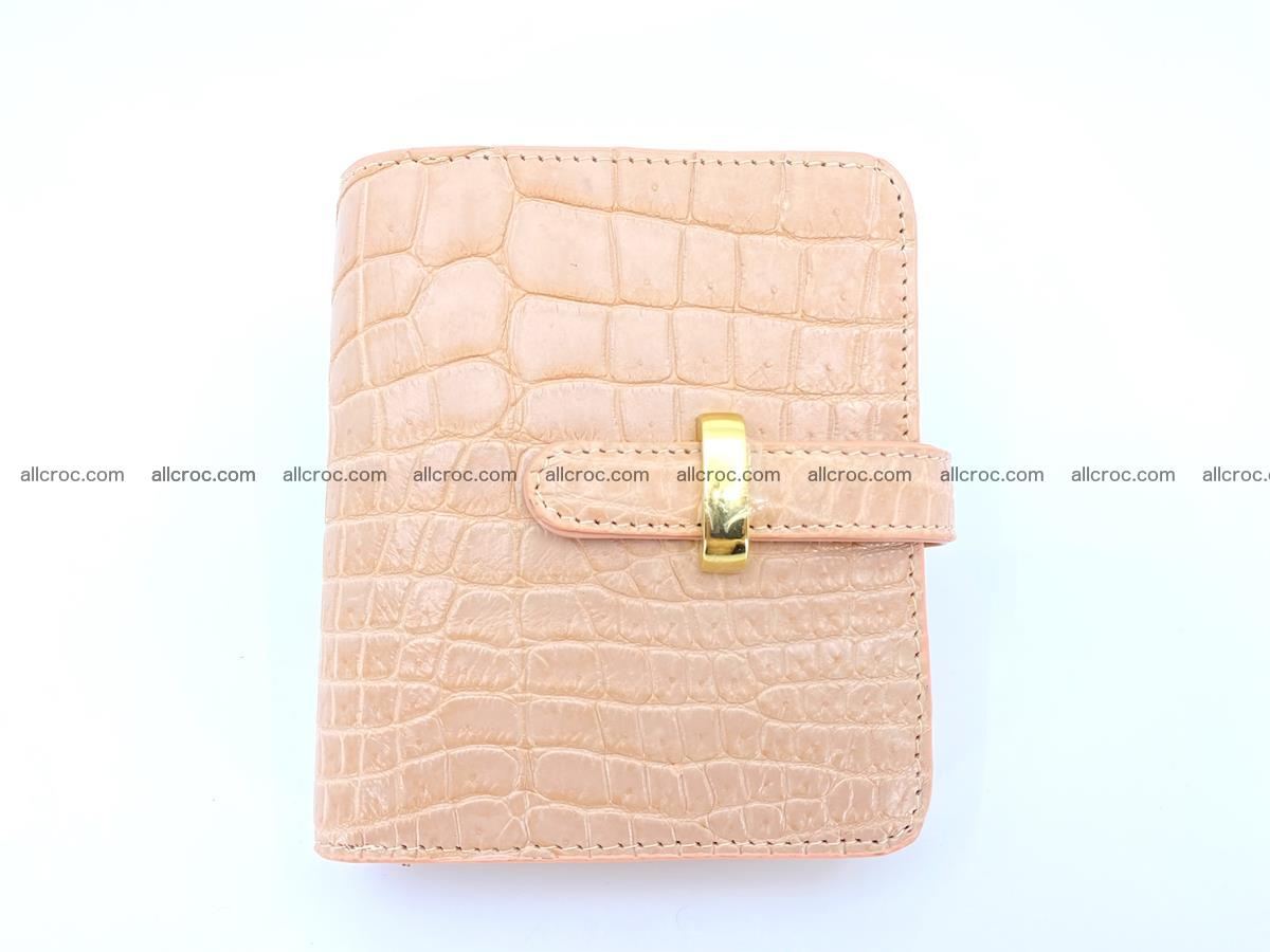 Women’s crocodile skin vertical wallet 1399 Foto 1
