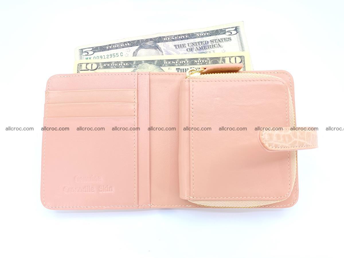 Women’s crocodile skin vertical wallet 1399 Foto 5