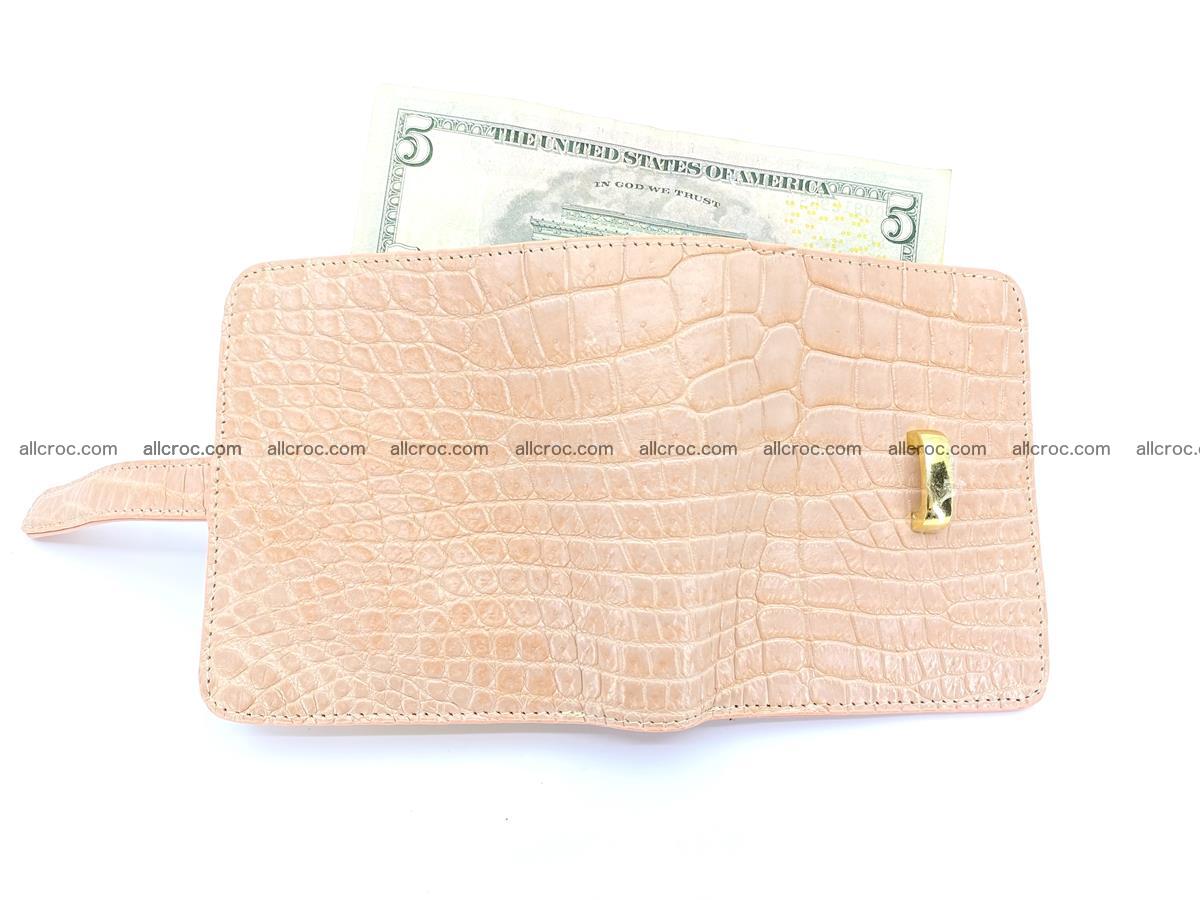 Women’s crocodile skin vertical wallet 1399 Foto 3