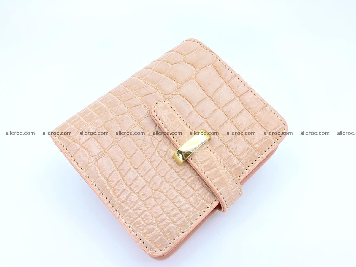 Women’s crocodile skin vertical wallet 1399 Foto 0