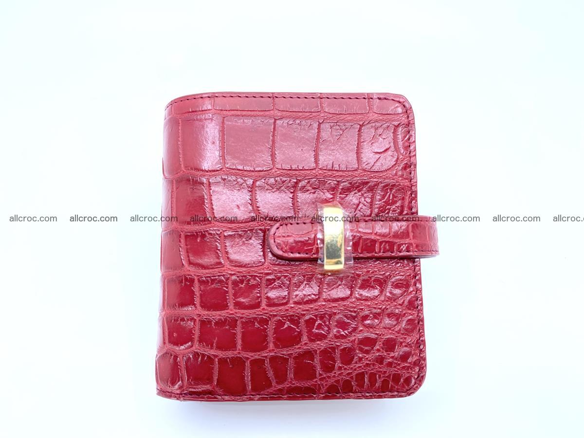 Women’s crocodile skin vertical wallet 1405 Foto 1