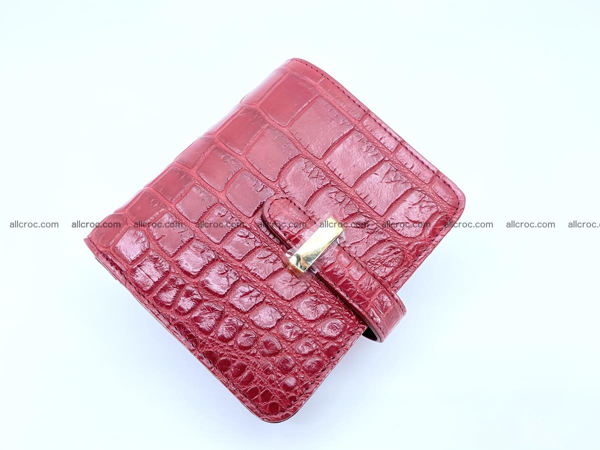 Women’s crocodile skin vertical wallet 1405 Foto 0