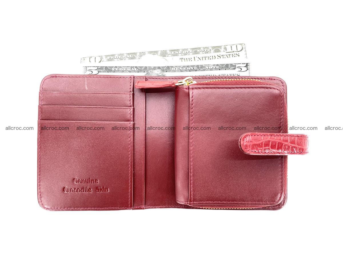Women’s crocodile skin vertical wallet 1405 Foto 5