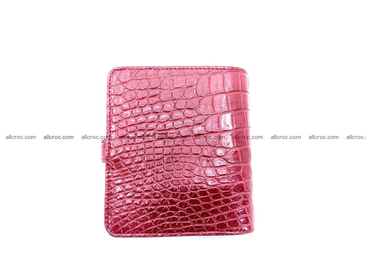 Women’s crocodile skin vertical wallet 1408 Foto 2
