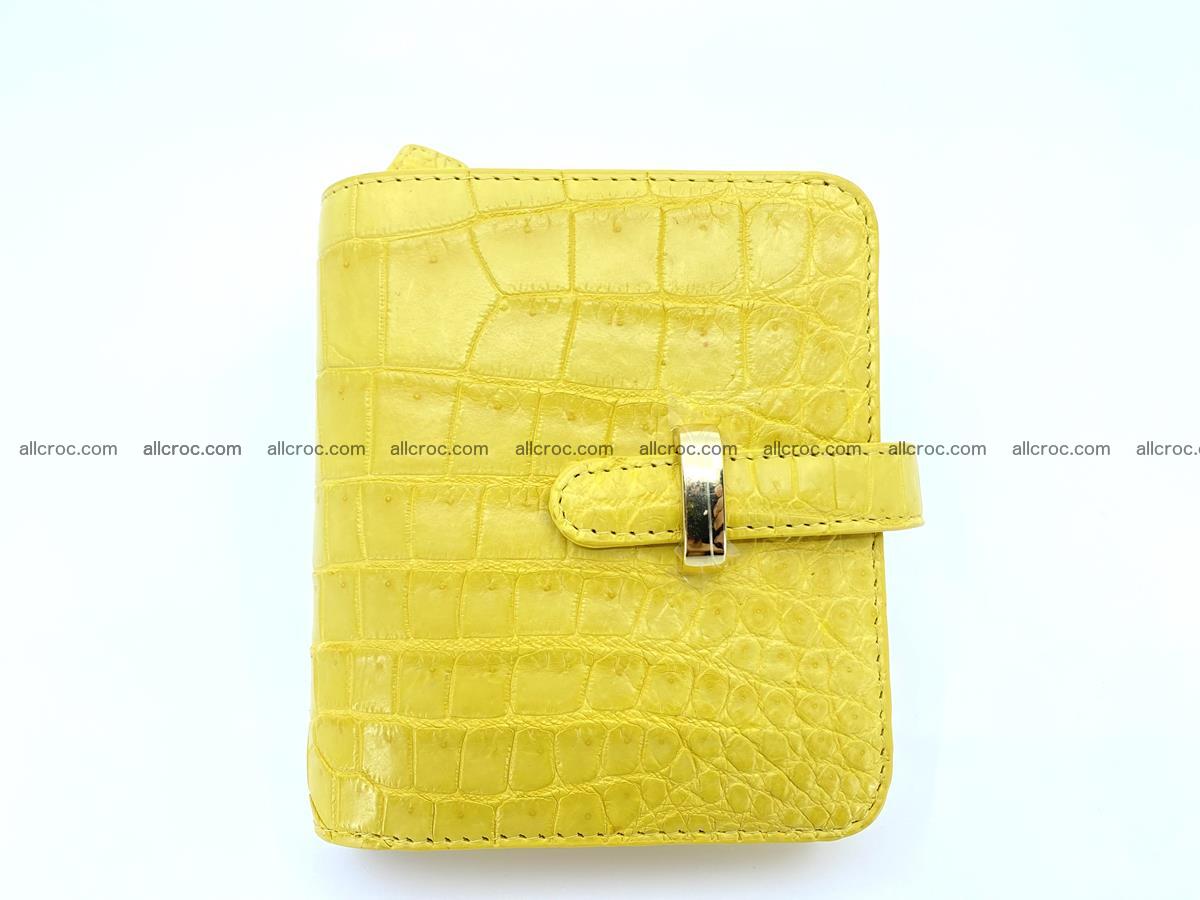 Women’s crocodile skin vertical wallet 1406 Foto 1