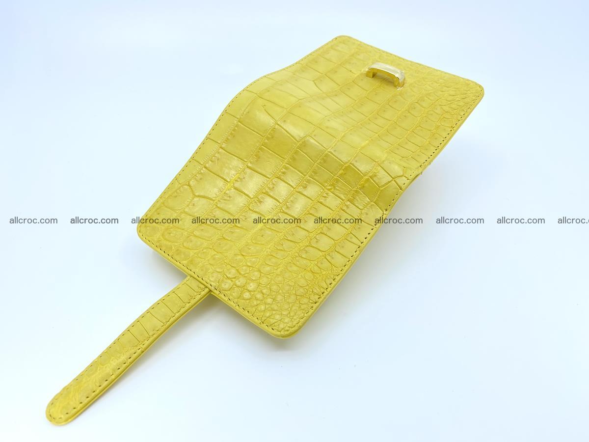 Women’s crocodile skin vertical wallet 1406 Foto 4