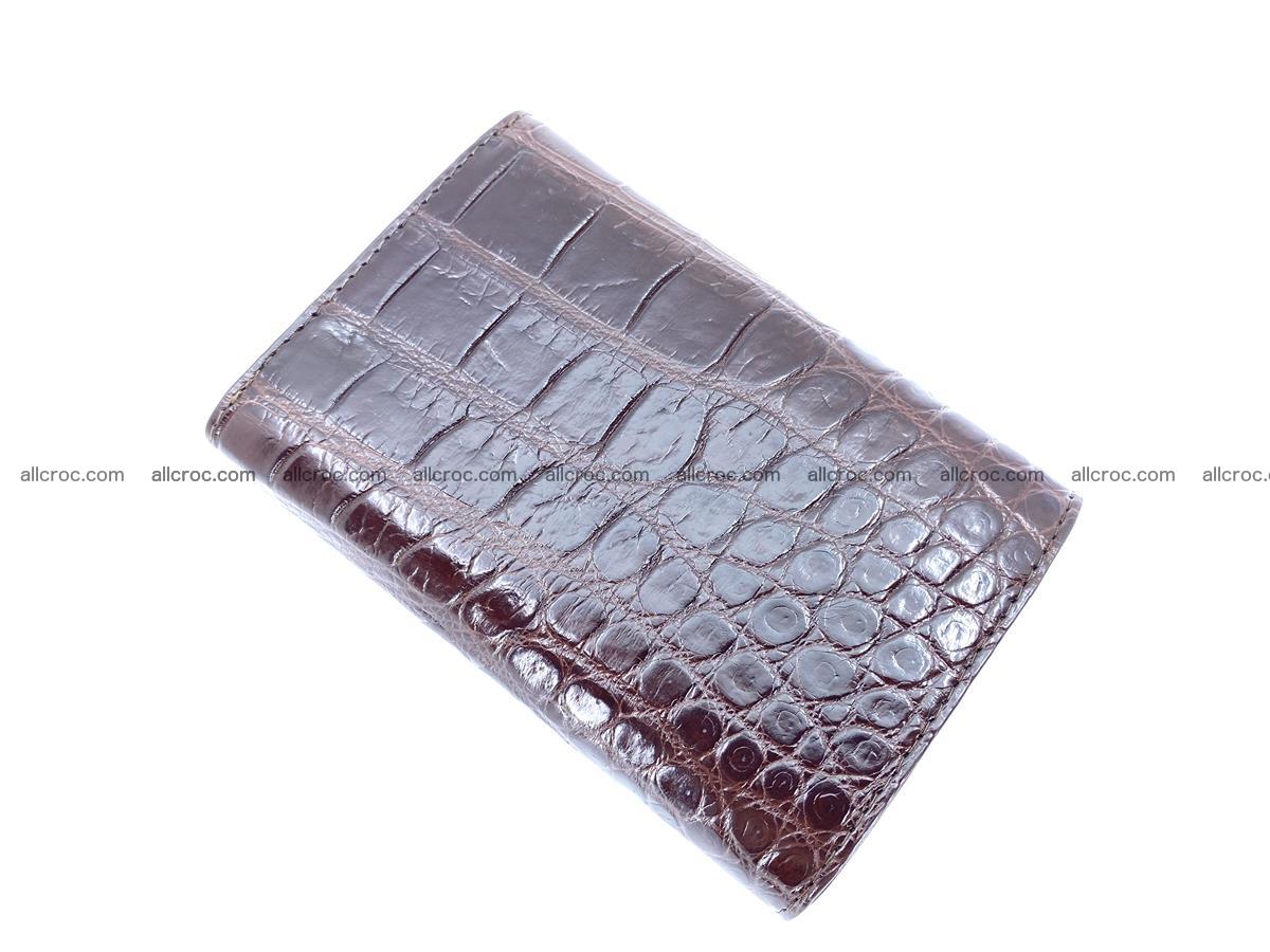 Women’s crocodile skin wallet medium trifold 1391 Foto 1