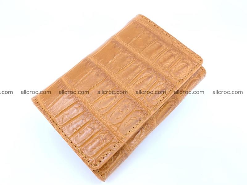 Women’s crocodile skin wallet medium trifold 1390