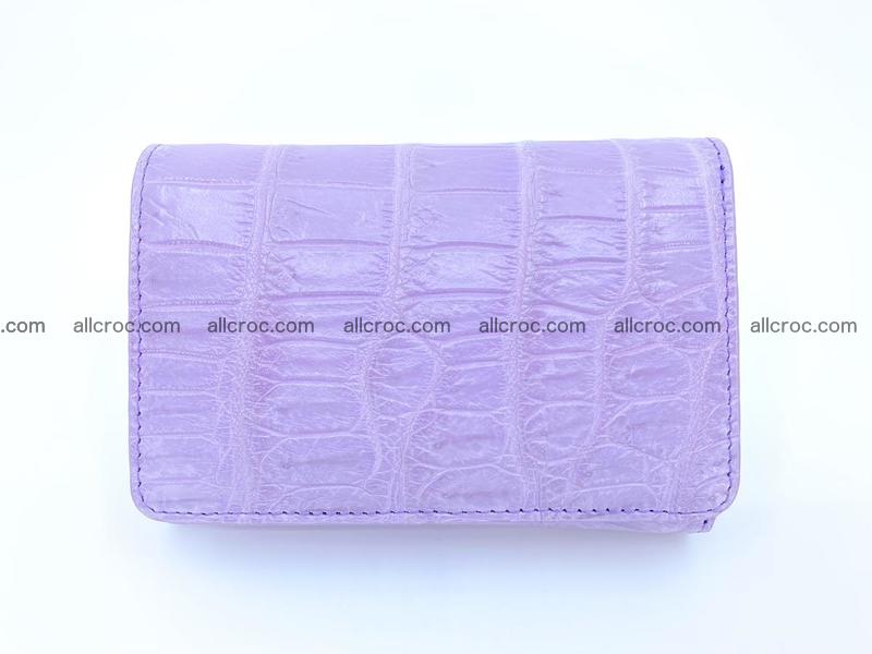 Women’s crocodile skin wallet medium trifold 1398