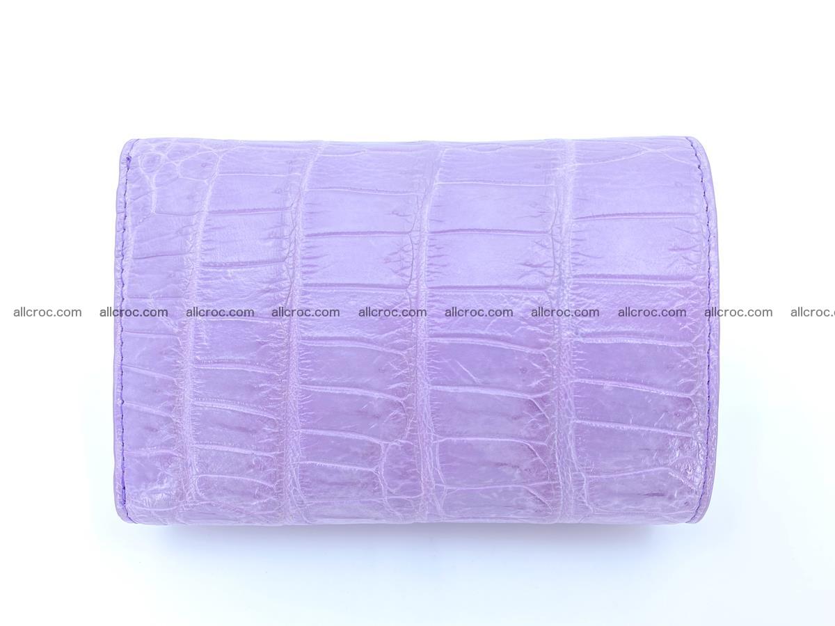 Women’s crocodile skin wallet medium trifold 1398 Foto 3
