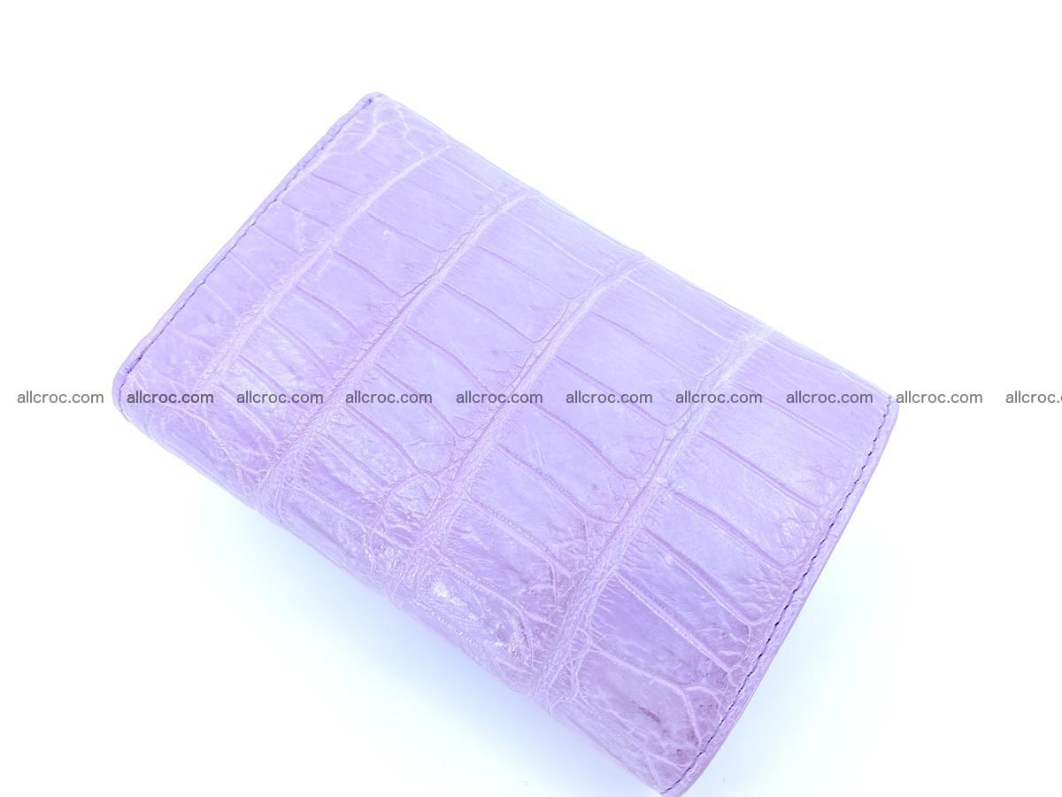 Women’s crocodile skin wallet medium trifold 1398 Foto 1