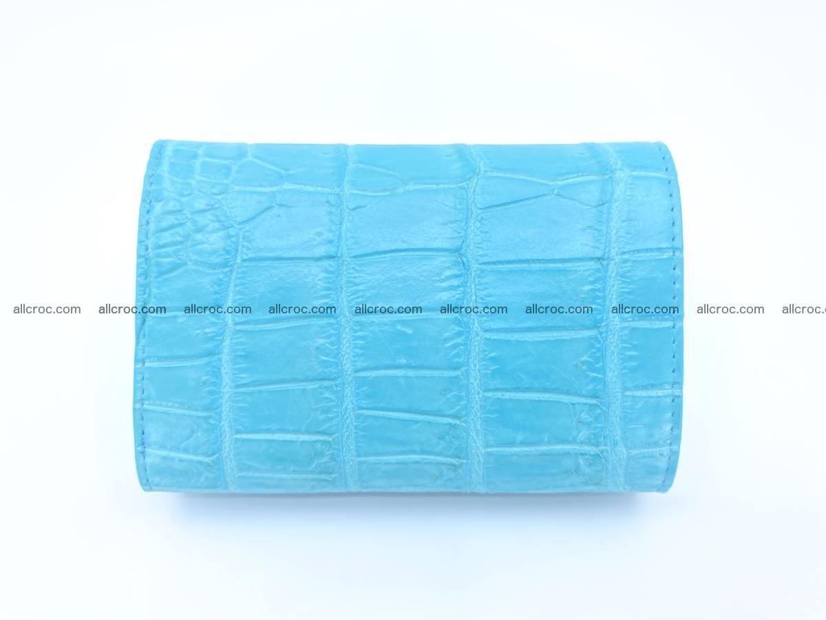 Women’s crocodile skin wallet medium trifold 1397 Foto 2