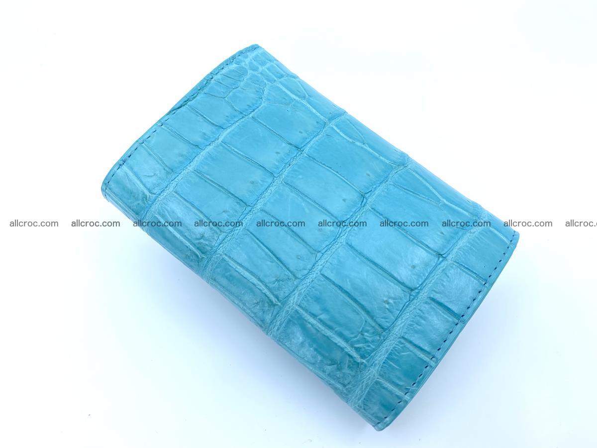 Women’s crocodile skin wallet medium trifold 1397 Foto 1