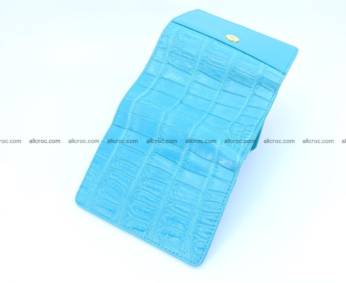 Women’s crocodile skin wallet medium trifold 1397 Foto 4