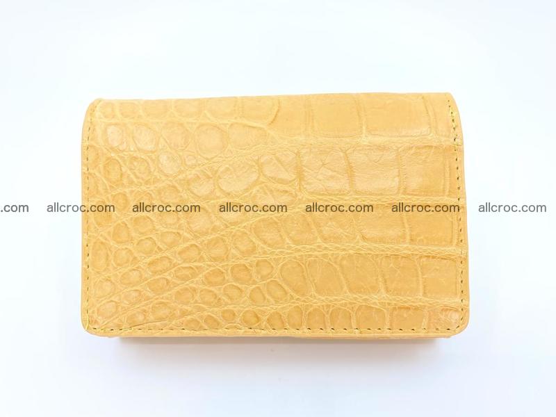Women’s crocodile skin wallet medium trifold 1393