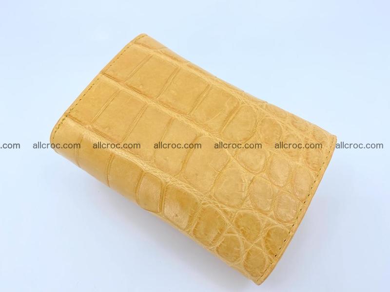 Women’s crocodile skin wallet medium trifold 1393