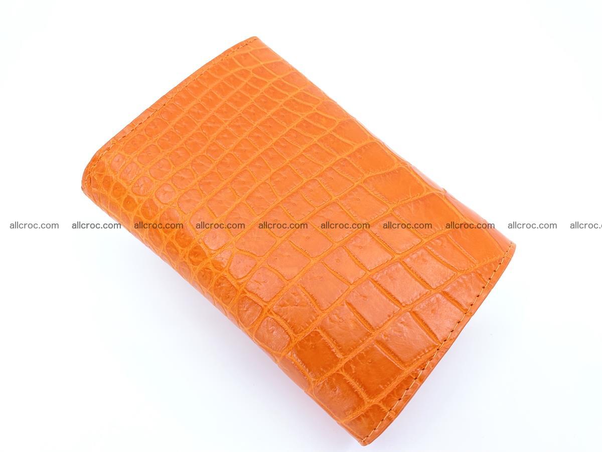 Women’s crocodile skin wallet medium trifold 1388 Foto 1