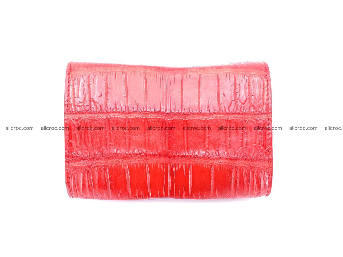 Women’s crocodile skin wallet medium trifold 1392 Foto 3