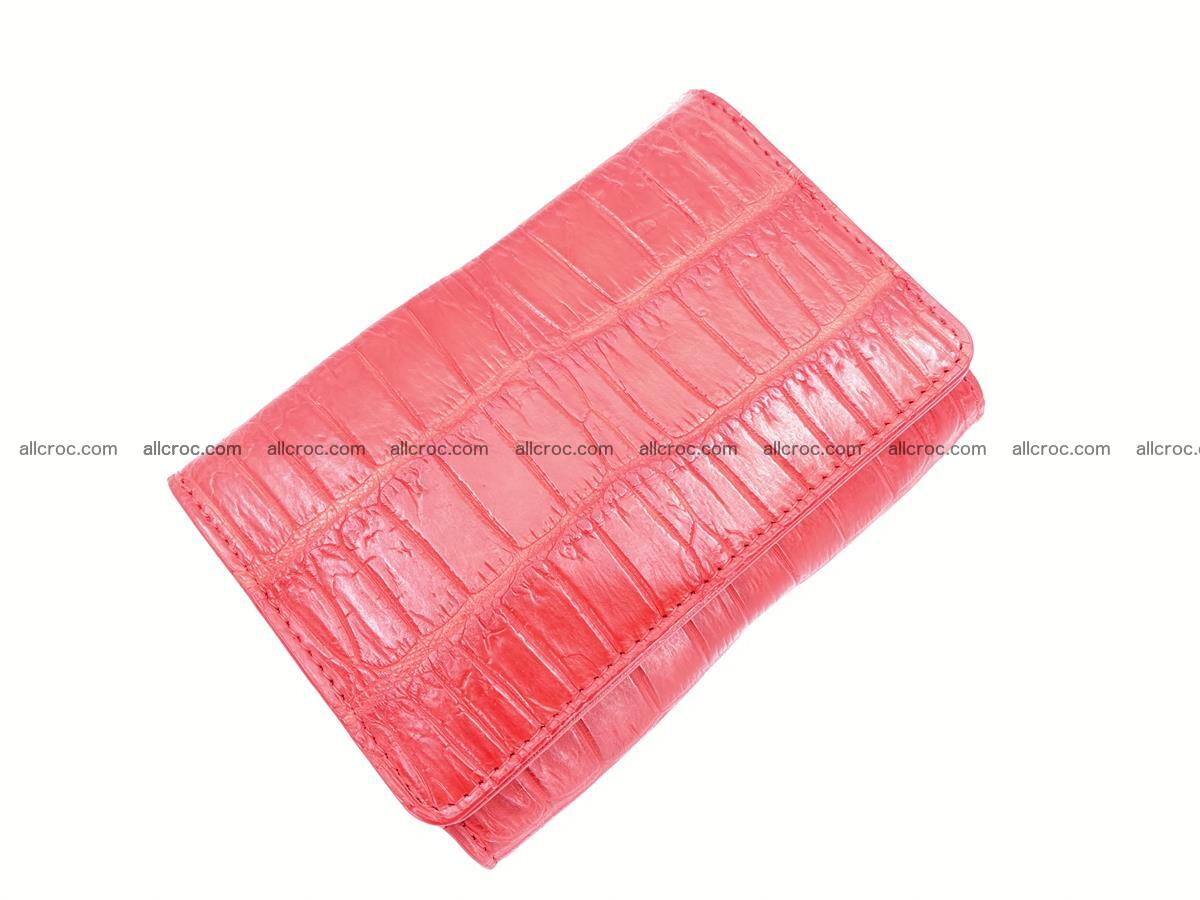 Women’s crocodile skin wallet medium trifold 1392 Foto 0