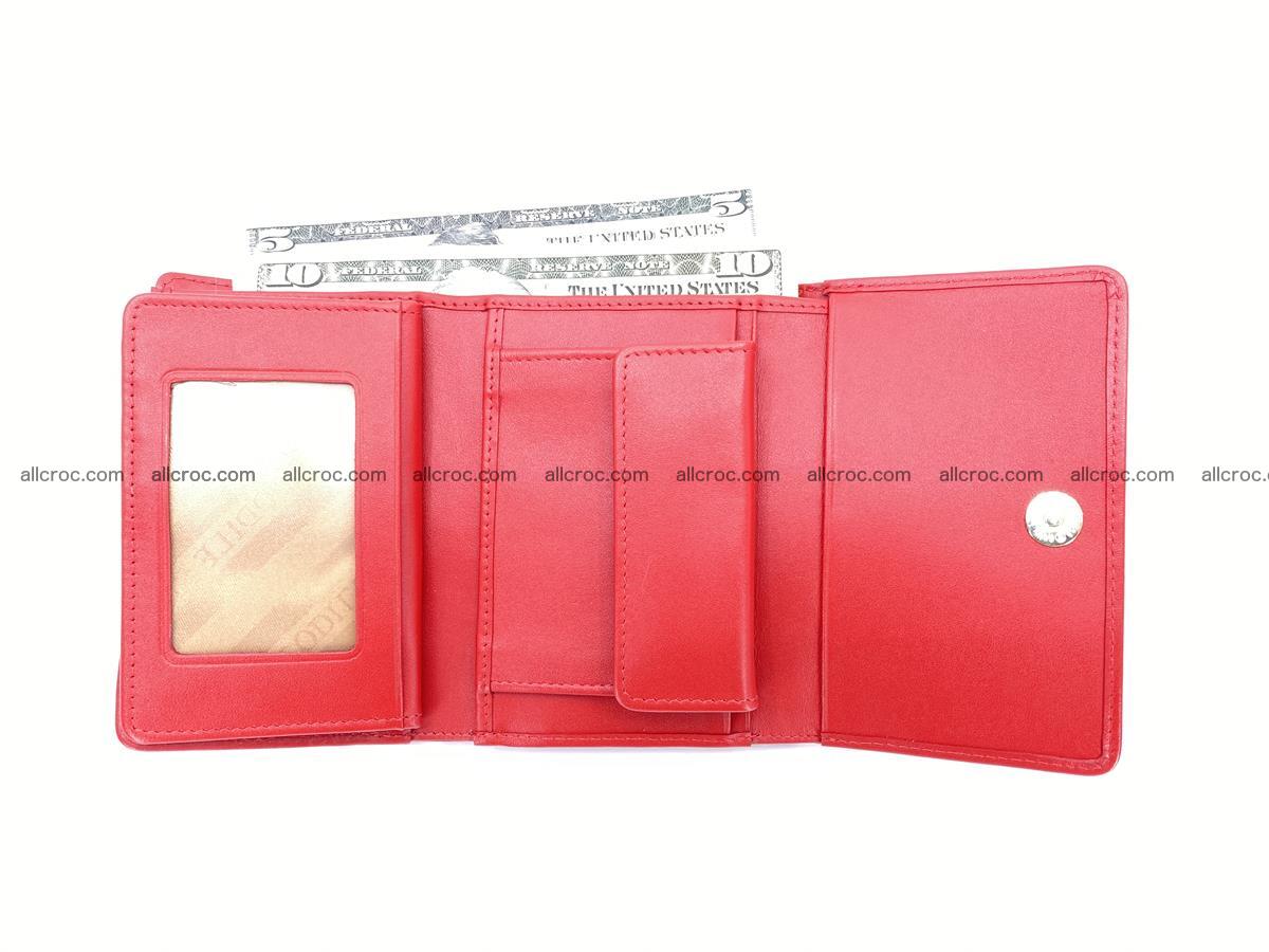 Women’s crocodile skin wallet medium trifold 1392 Foto 5