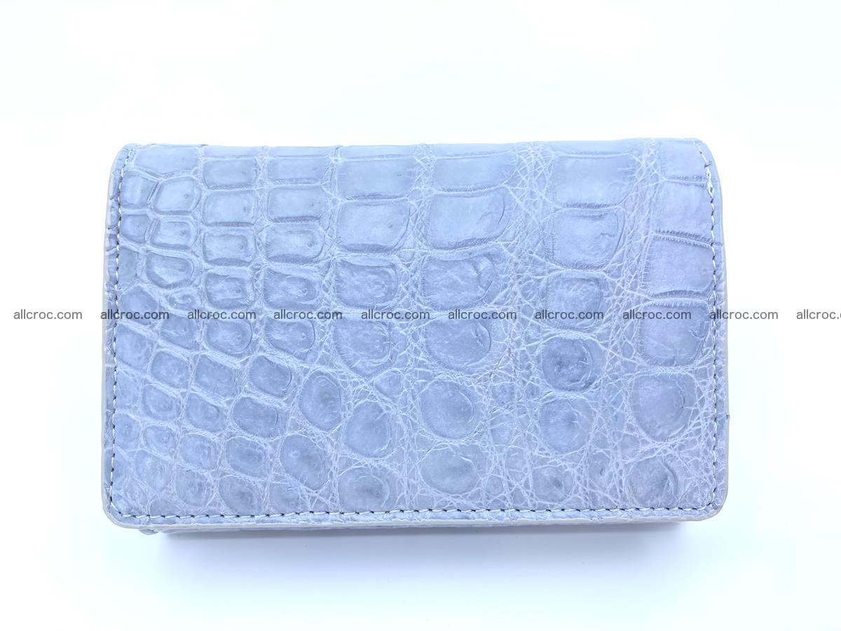 Women’s crocodile skin wallet medium trifold 1396 Foto 2