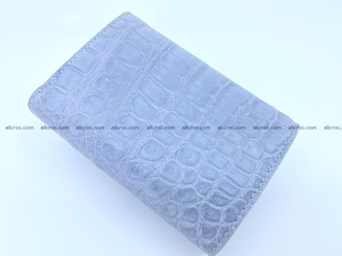 Women’s crocodile skin wallet medium trifold 1396 Foto 1