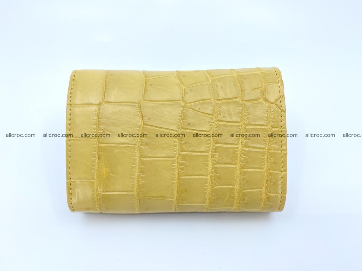 Women’s crocodile skin wallet medium trifold 1395 Foto 3