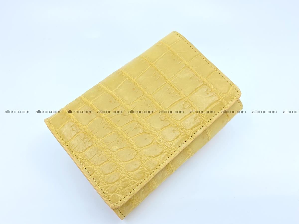 Women’s crocodile skin wallet medium trifold 1395 Foto 0