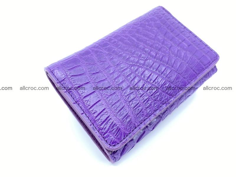 Women's crocodile skin wallet 1034