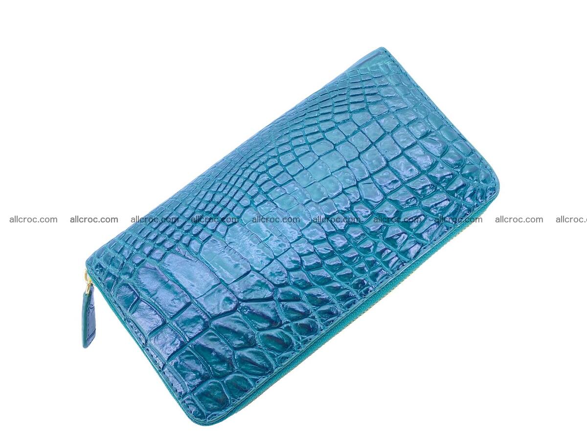 Zip crocodile skin wallet 2232 Foto 0