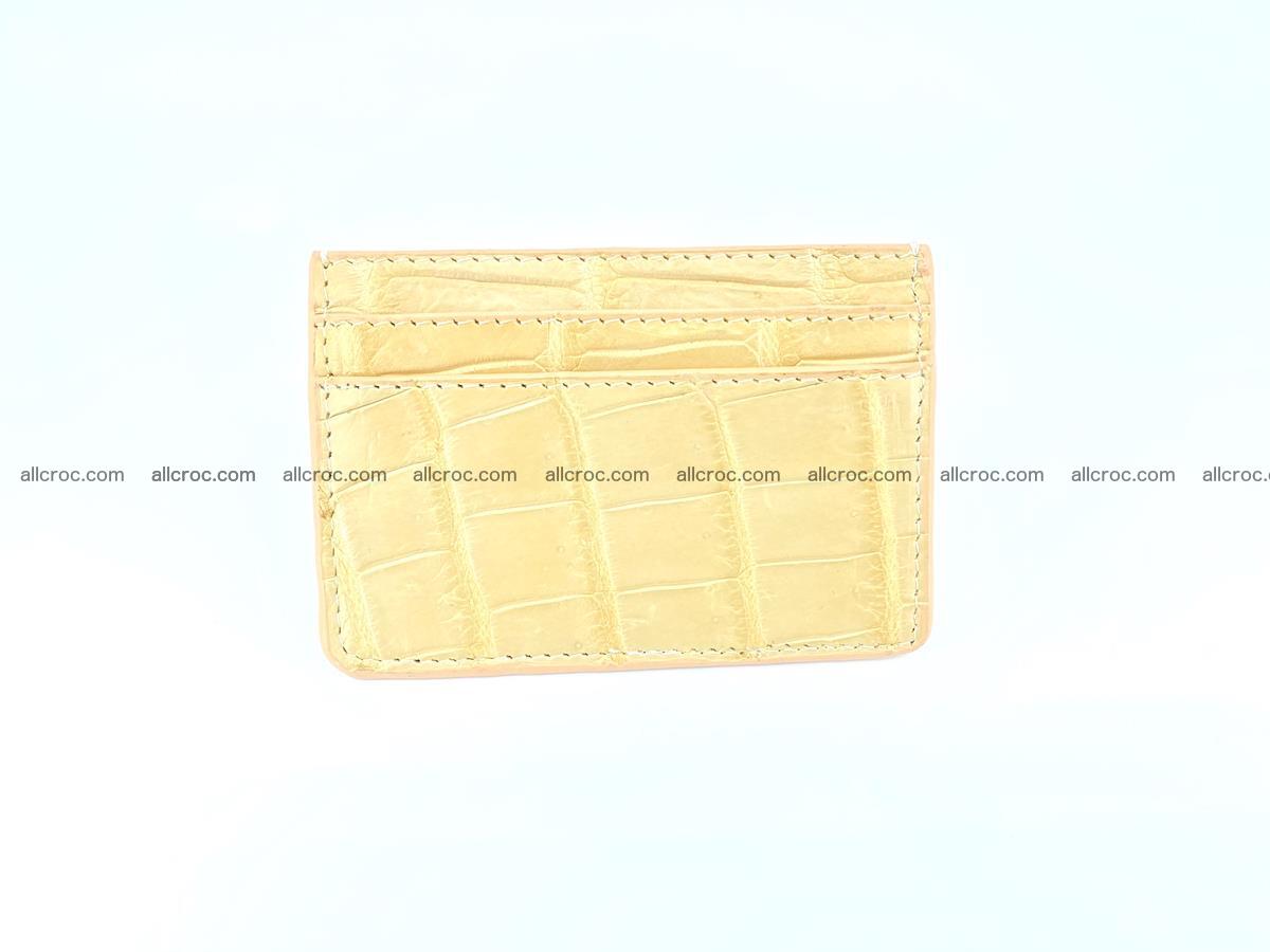 Card holder from crocodile skin 993 Foto 1
