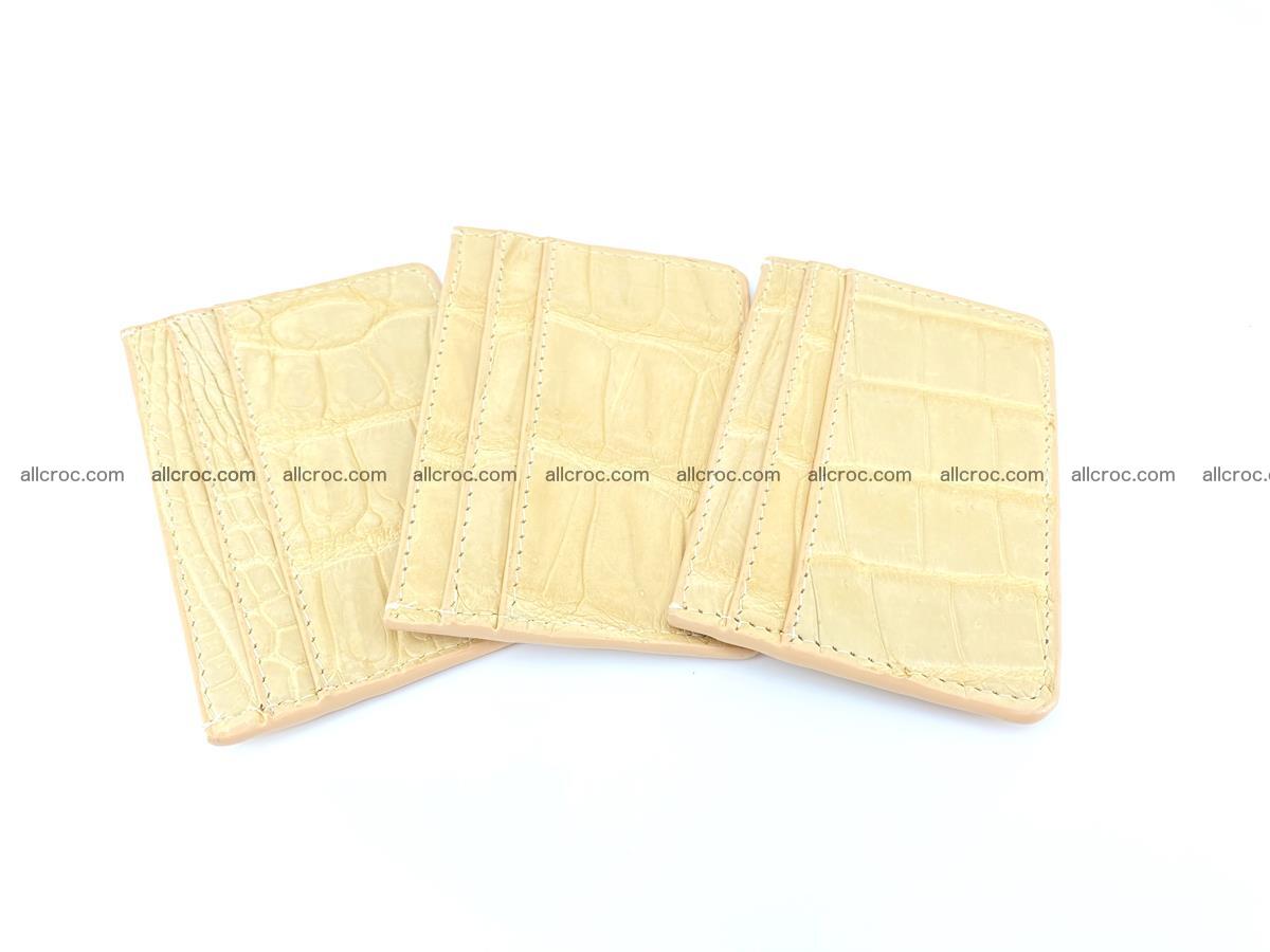 Card holder from crocodile skin 993 Foto 4