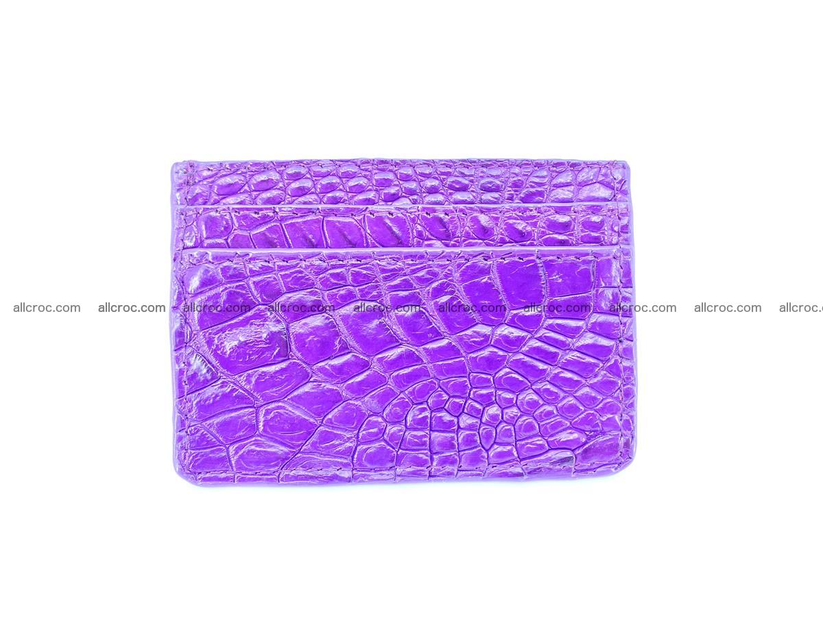 Crocodile skin card holder 370 Foto 1