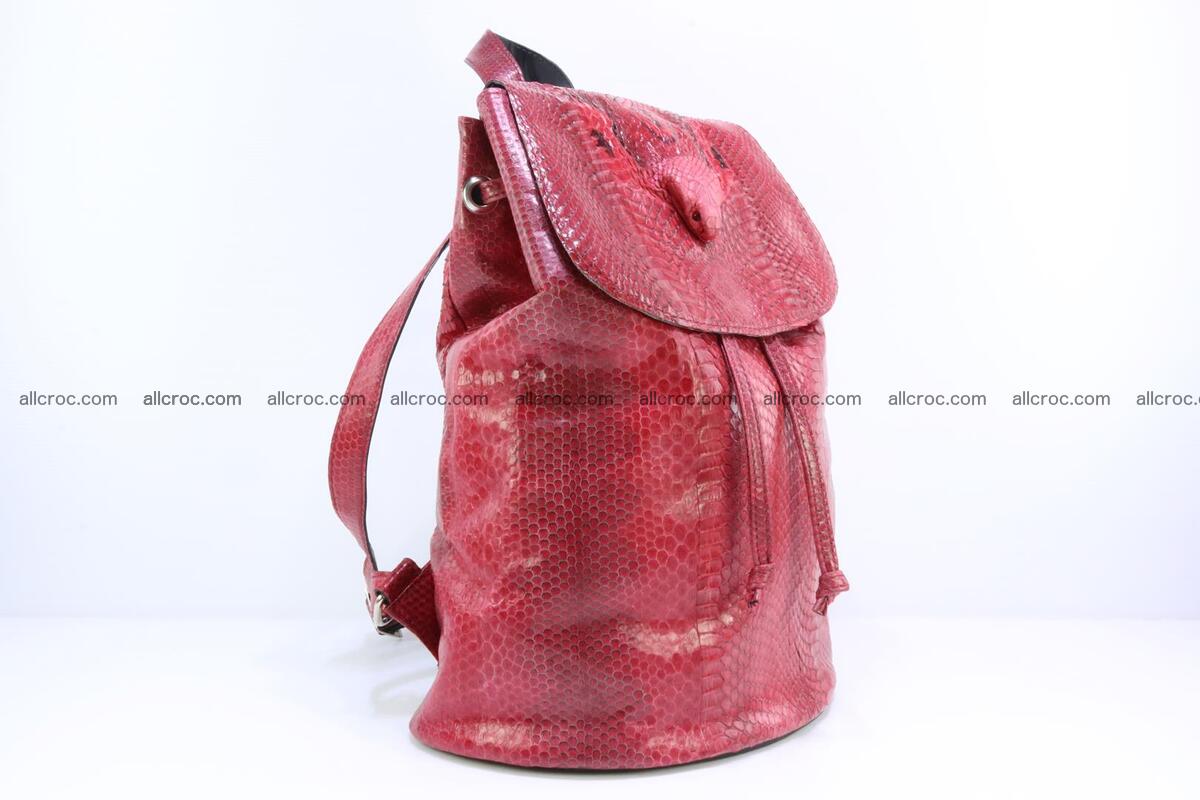 Cobra skin backpack with head of cobra 418 Foto 1