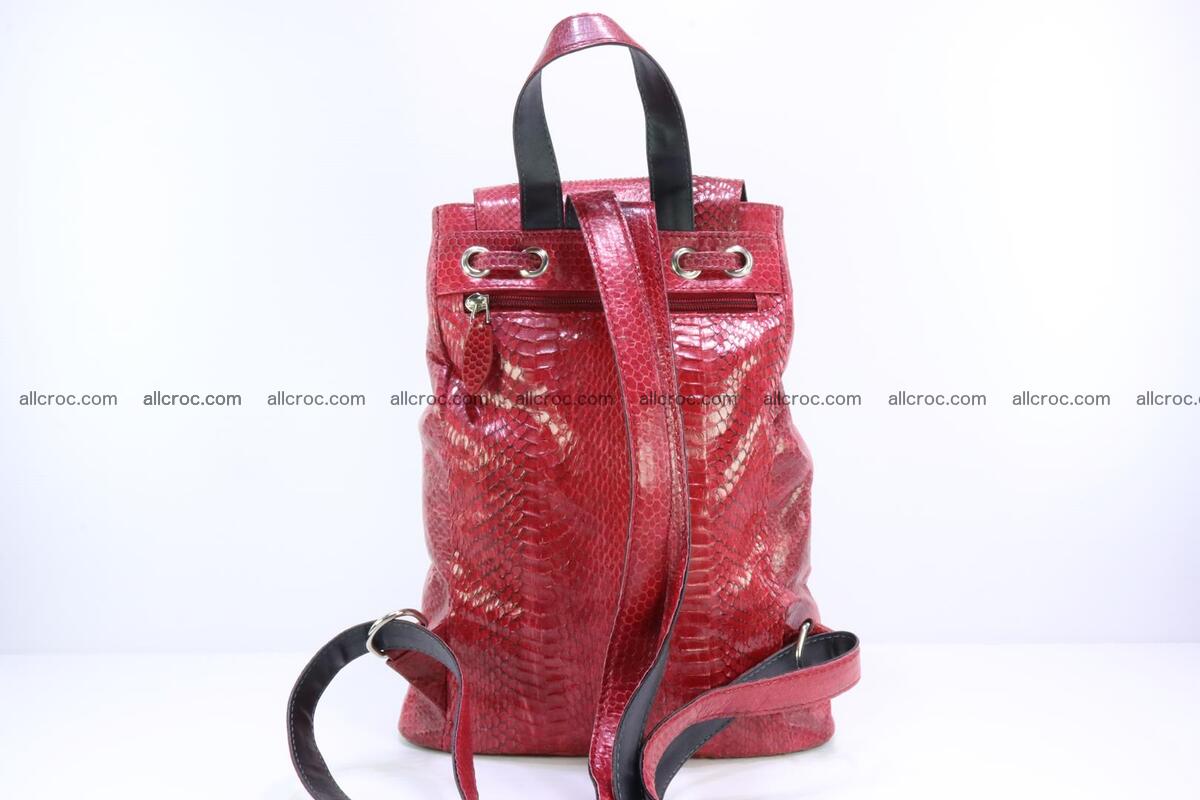 Cobra skin backpack with head of cobra 418 Foto 3