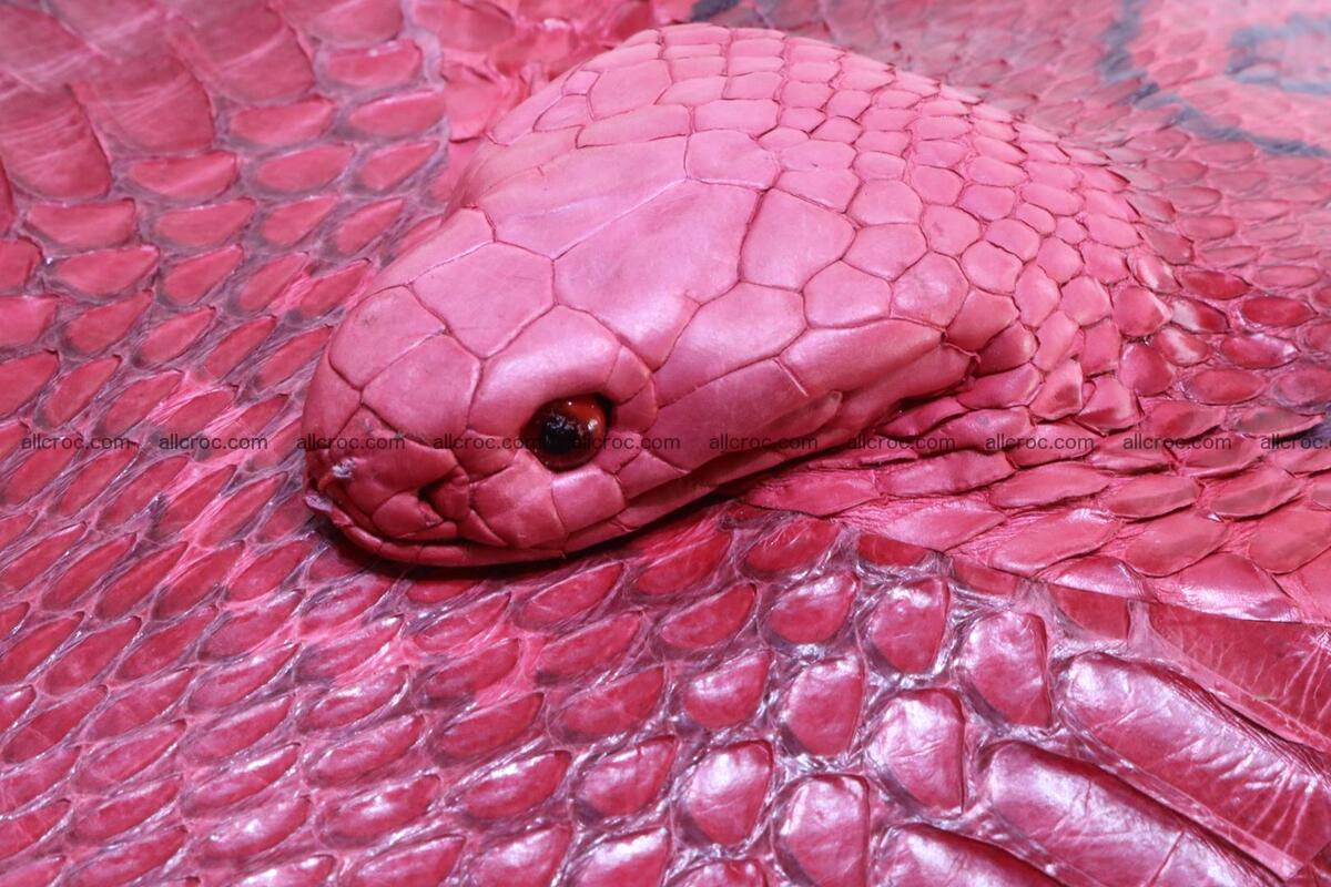 Cobra skin backpack with head of cobra 418 Foto 6