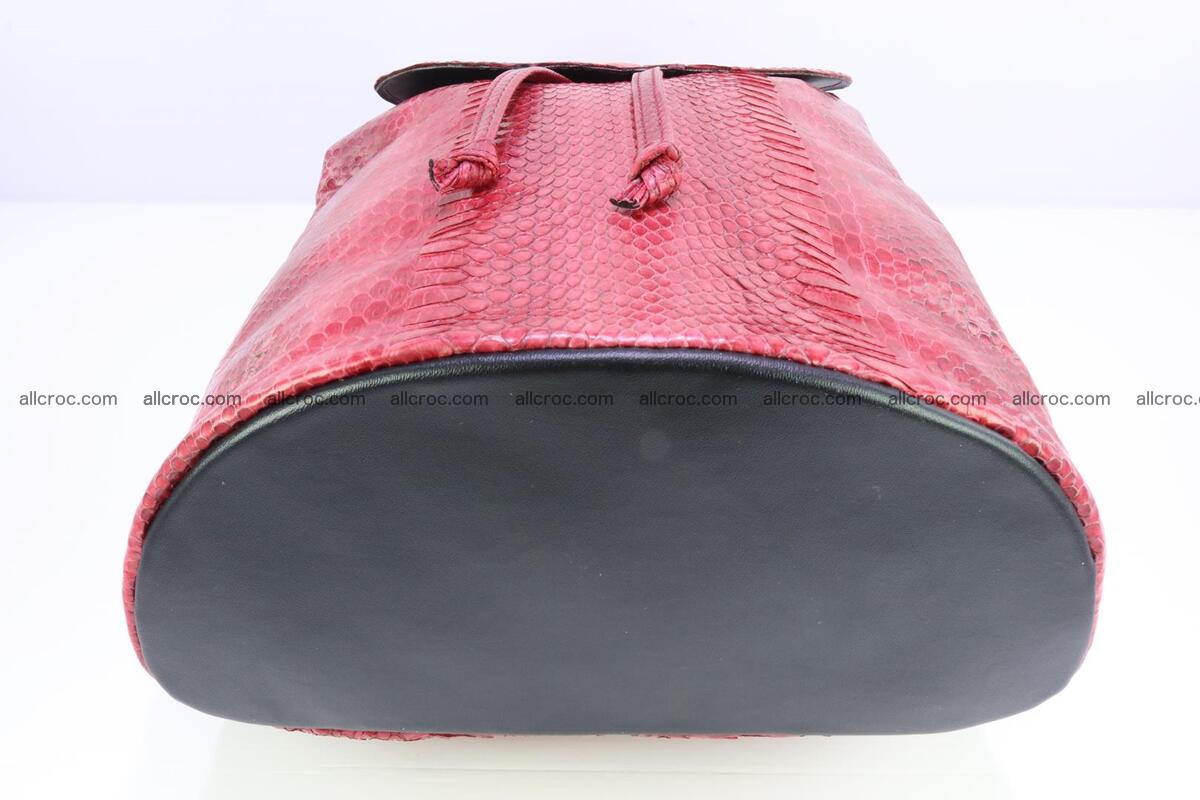 Cobra skin backpack with head of cobra 418 Foto 8
